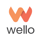 Wello logo — Eat, Exercise, Earn